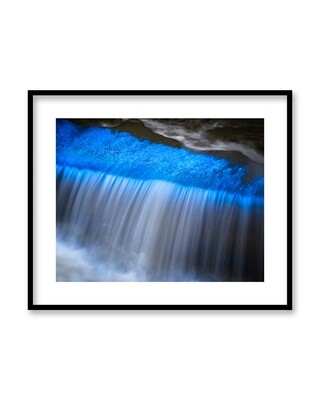 Signed Print | "Sparkling Blue Waterfall"