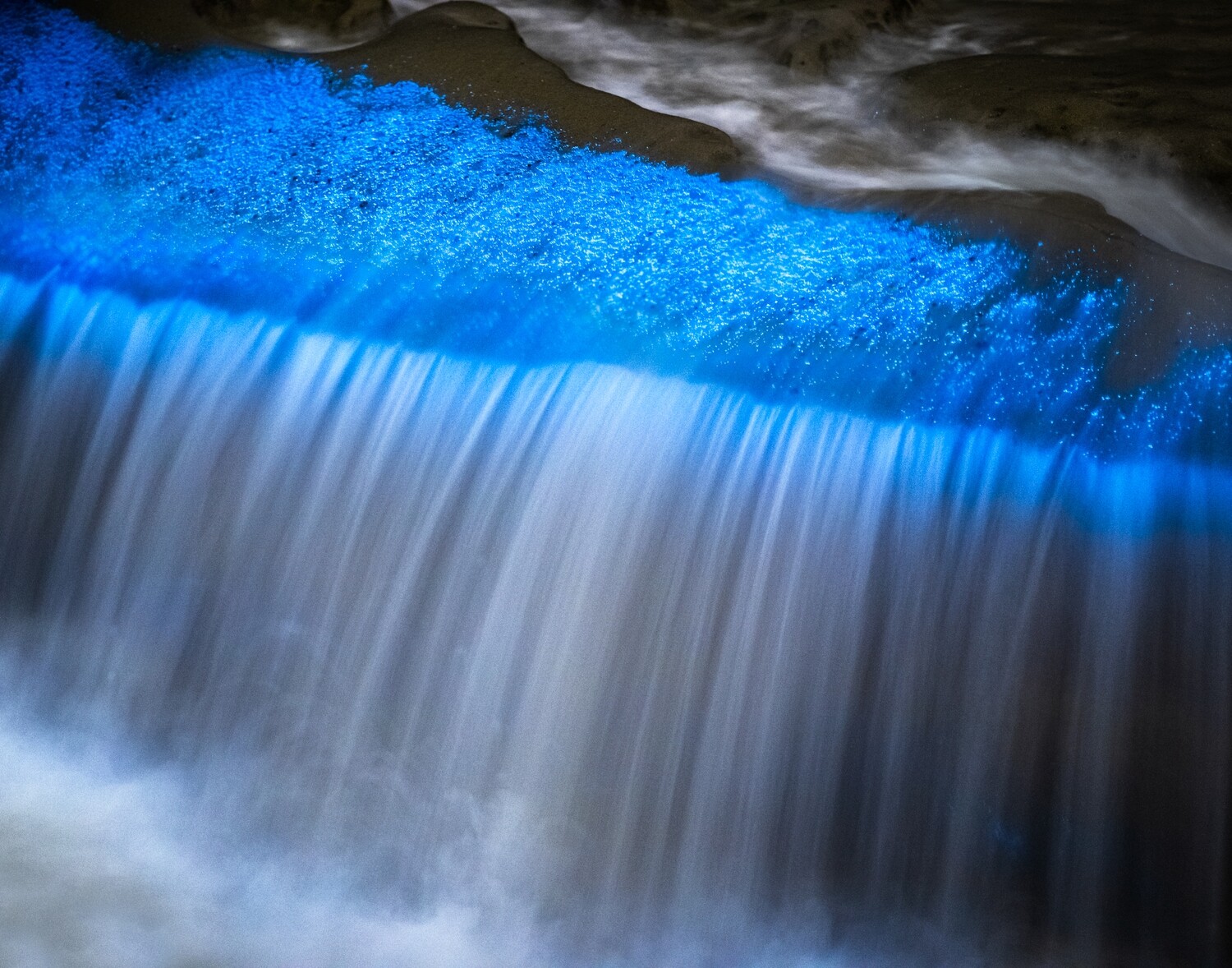 Signed Print | "Sparkling Blue Waterfall"