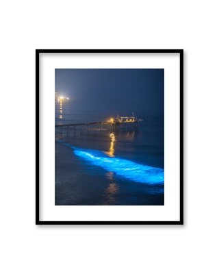 Signed Print | "Neon Wave at Scripps Pier"