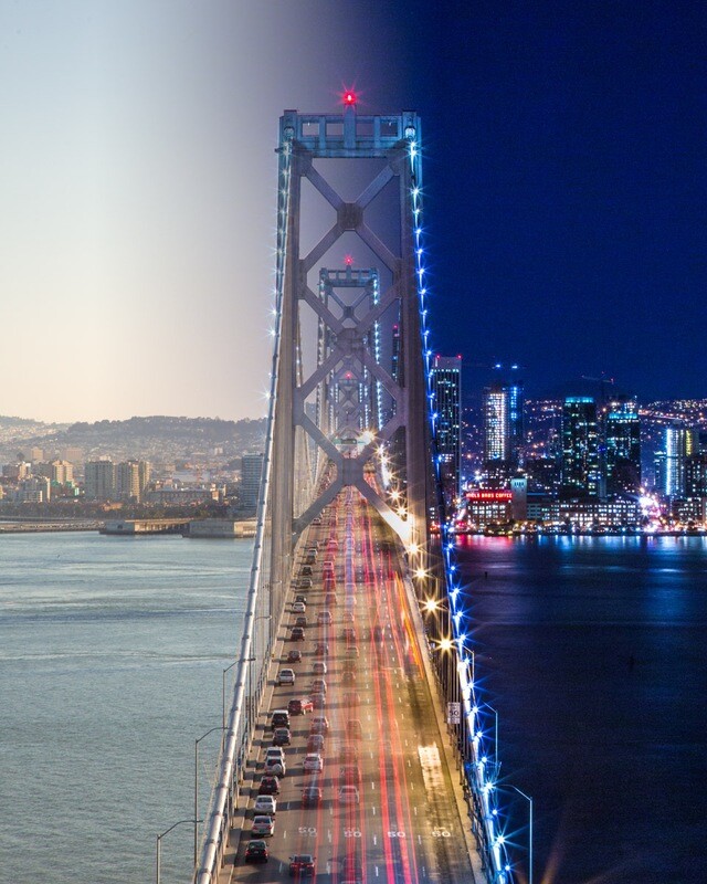 Signed Print | "Bay Bridge Split 4D"