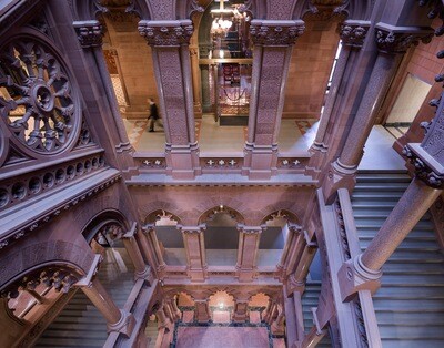 Albany Capitol Interior Stairwell | Signed Print