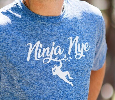 Ninja Nye T-Shirt (Blue or Black)