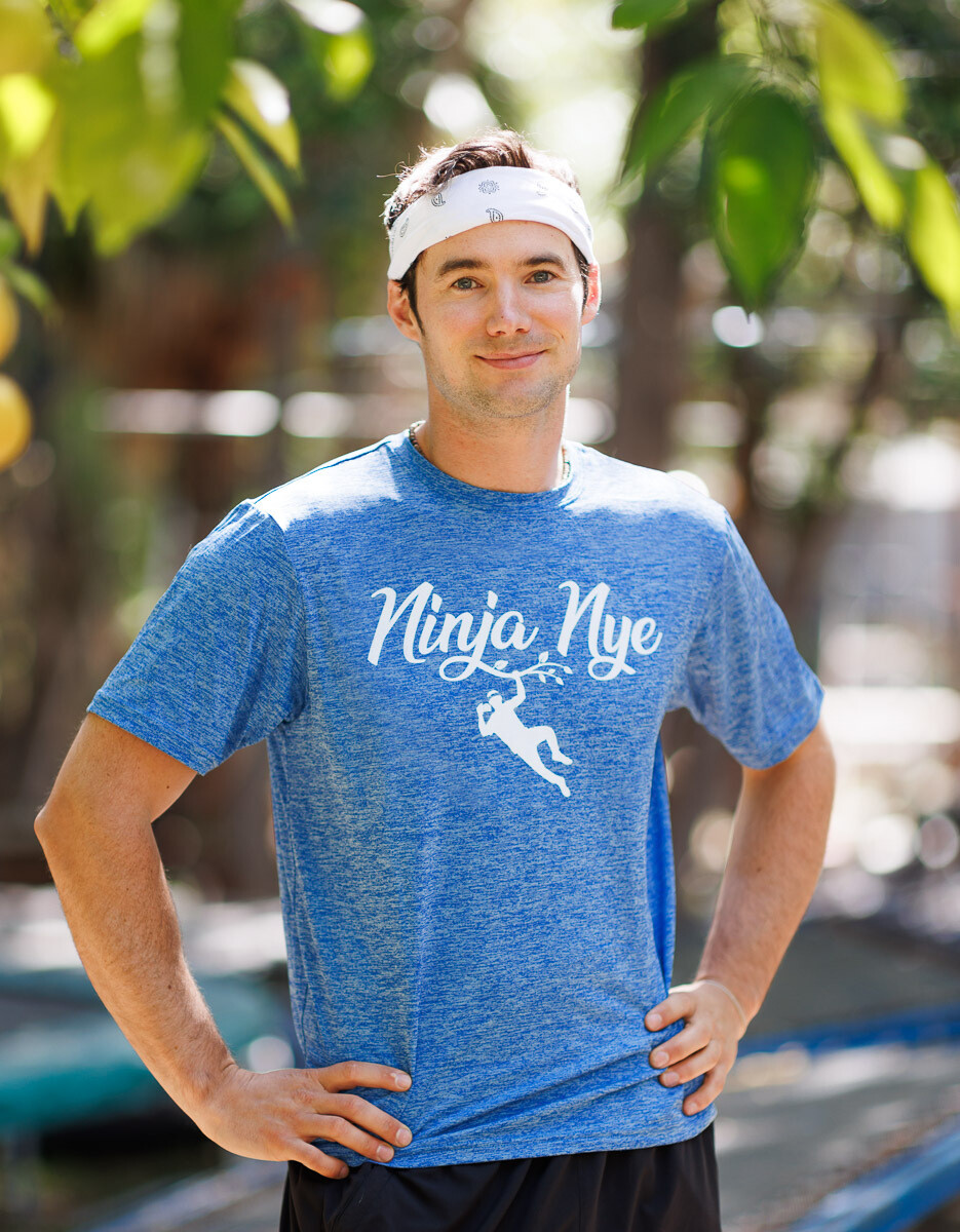 Ninja Nye T-Shirt (Blue or Black)