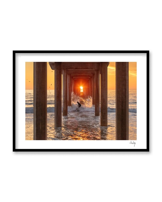 Scrippshenge Surfer | Signed Print
