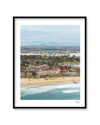 Coronado Bridge & Hotel Del | Signed Print