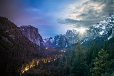 Yosemite Tunnel View 4D | Signed Print