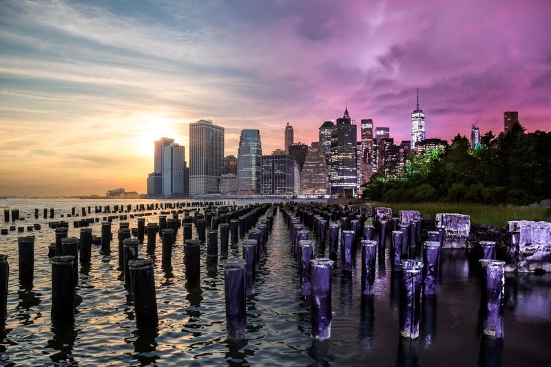 NYC Pillars 4D | Signed Print