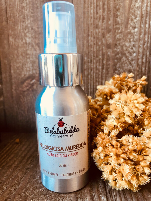 Prudigiosa Muredda, huile soin visage à l’immortelle