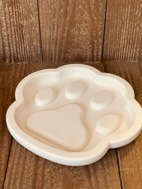 Porte savon patoune en jesmonite