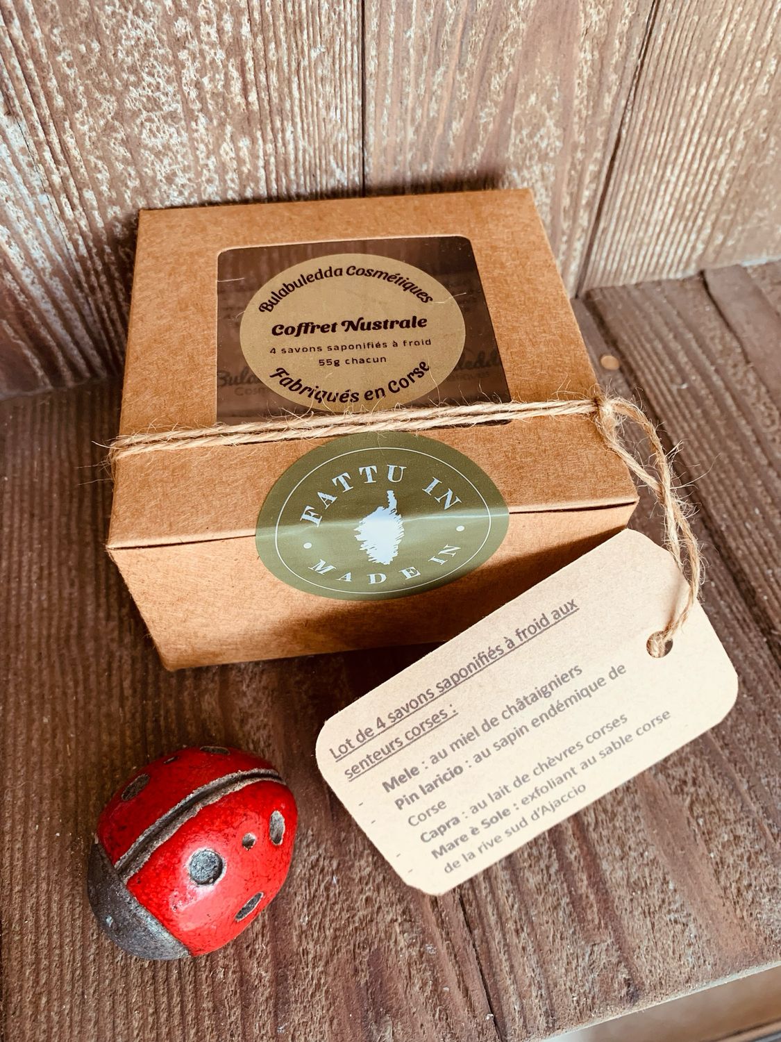 Coffret Nustrale - lot de 4 savons