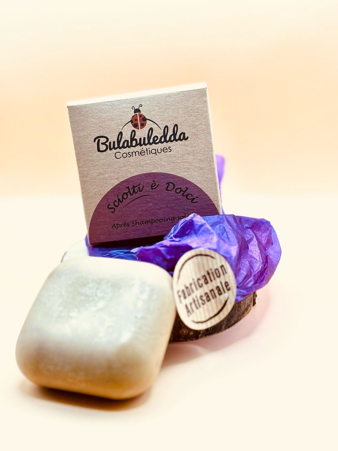 Sciolti è Dolci, après shampooing solide