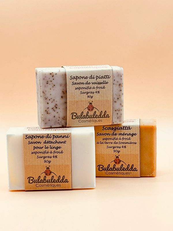 Pack 3 savons de ménage 