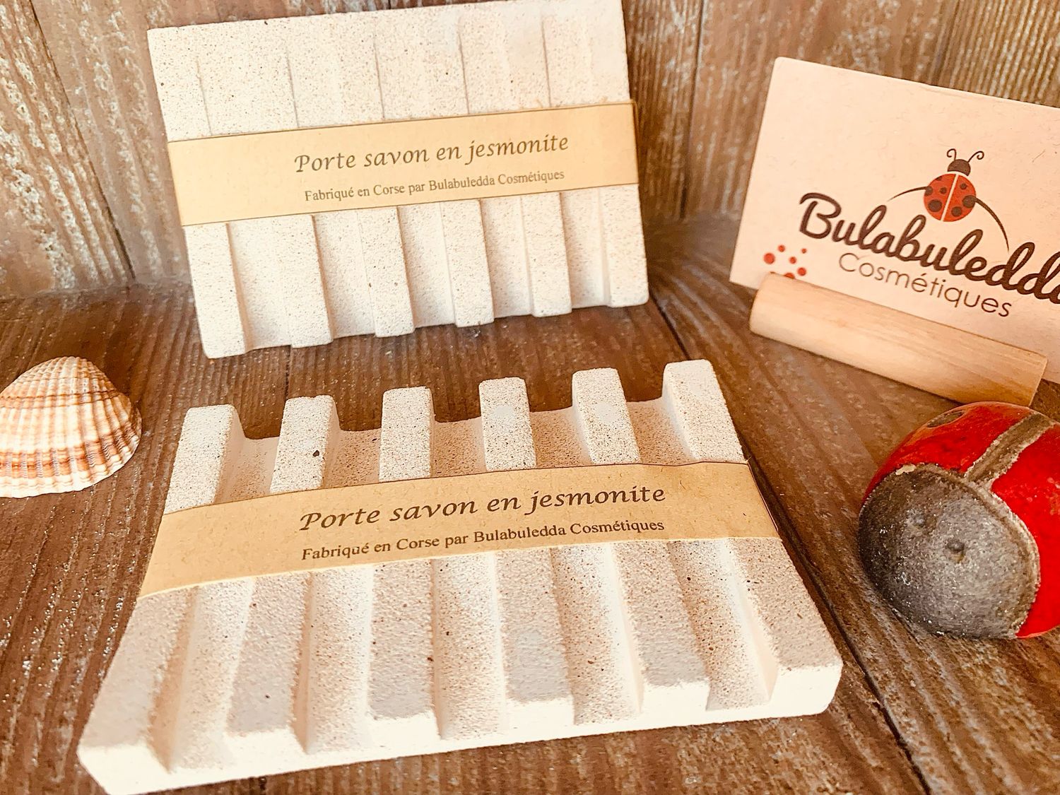 Porte savon en jesmonite Porte savon en jesmonite