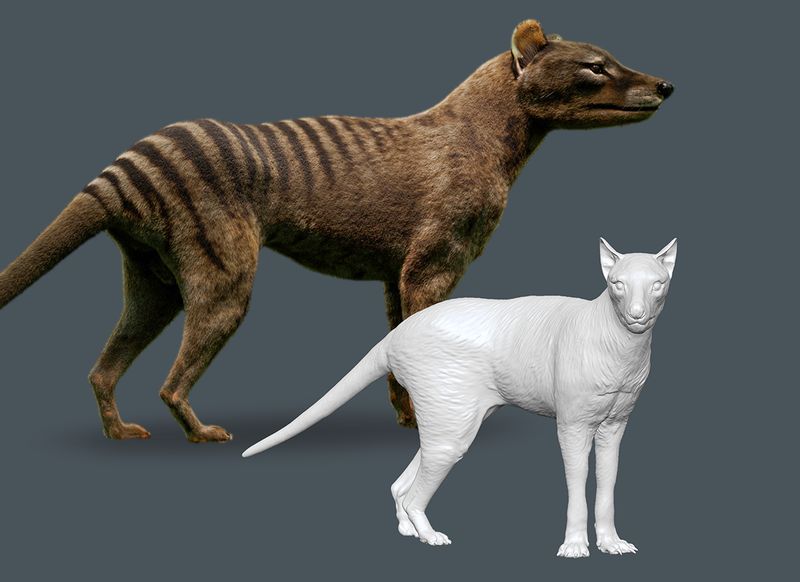 Thylacine (Thylacinus cynocephalus)