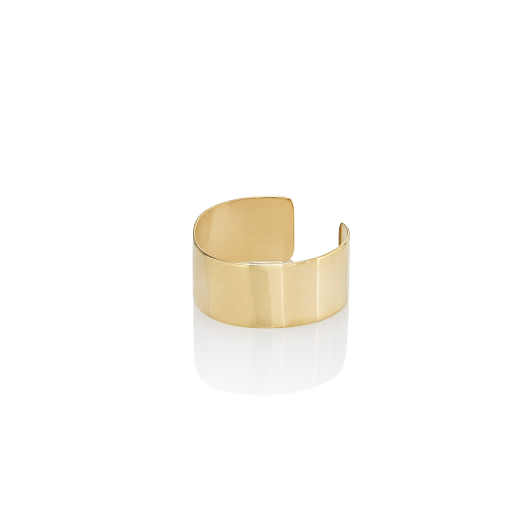 Ear Cuff Anello Schiava in Oro 18 Carati ∅ 8.5 mm