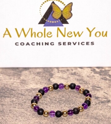 Health, Wealth, and Grounding Bracelet w/ Essential Oils