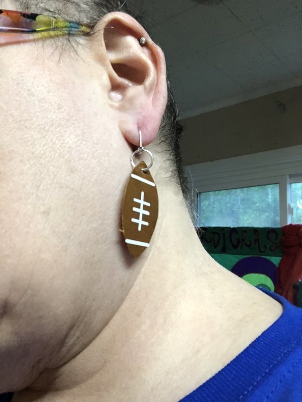 Game day earrings