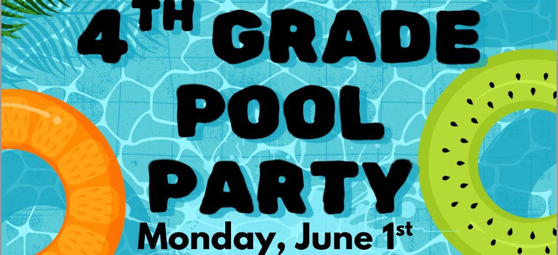 4th Grade Pool Party