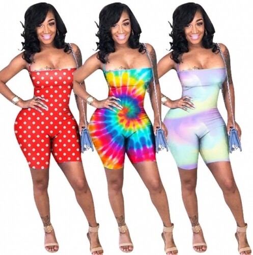 Print Sexy Rompers