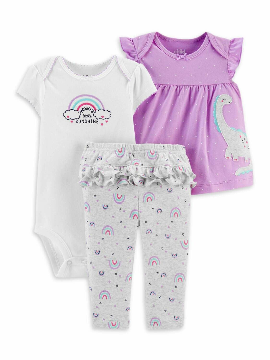 PC Baby Girls Outfit Set