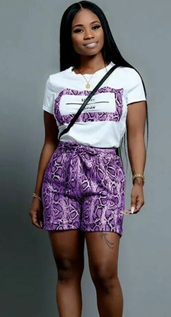 Limited Edition Shorts Set - Purple