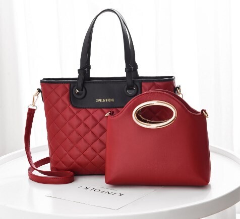 Luxury Pattern High Quality 2PC Handbag Set