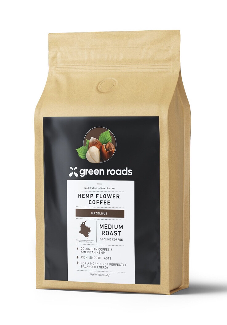 Hazelnut Hemp Flower Coffee 12oz. Hazelnut Hemp Flower Coffee 12oz.