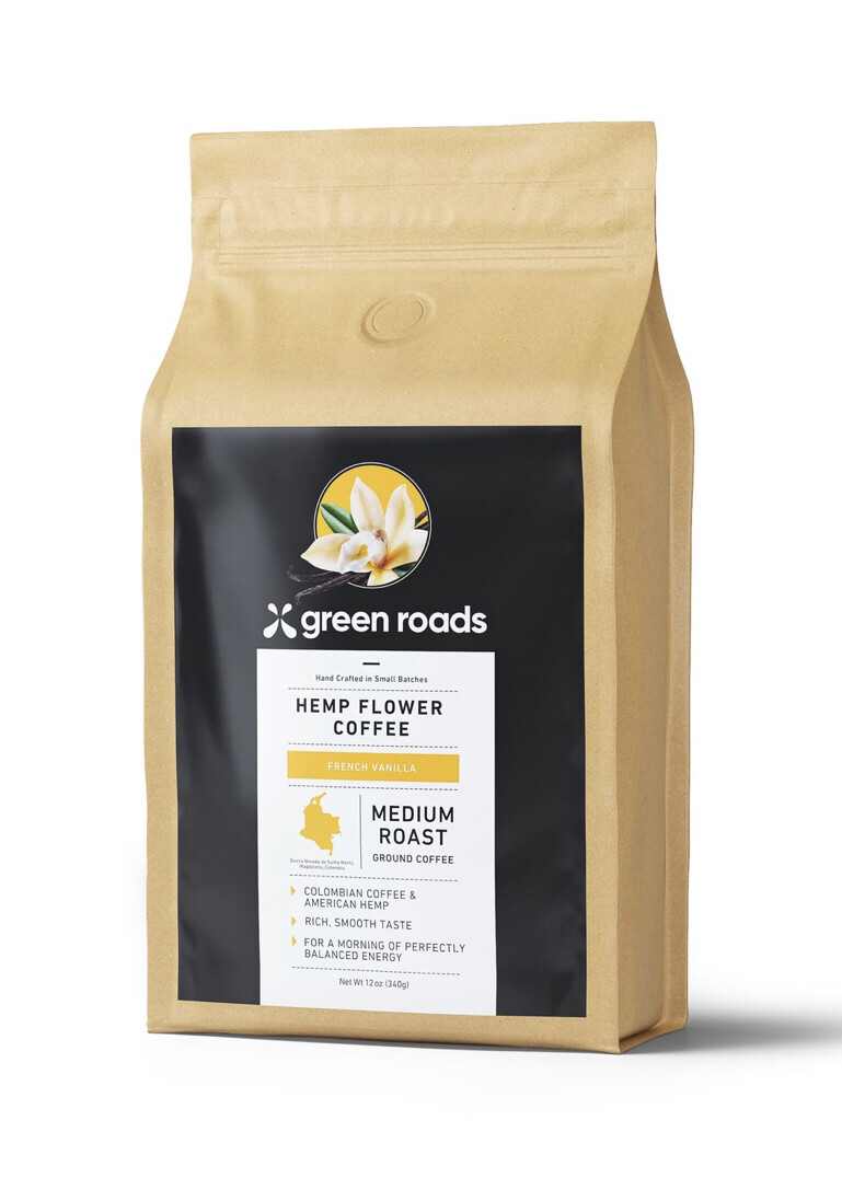 French Vanilla Hemp Flower Coffee 12oz. French Vanilla Hemp Flower Coffee 12oz.