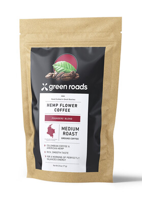 Founders Blend Hemp Flower Coffee 2.5oz.