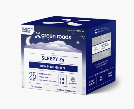 Green Roads Sleepy Zs Bedtime CBD Gummies (30 Count)