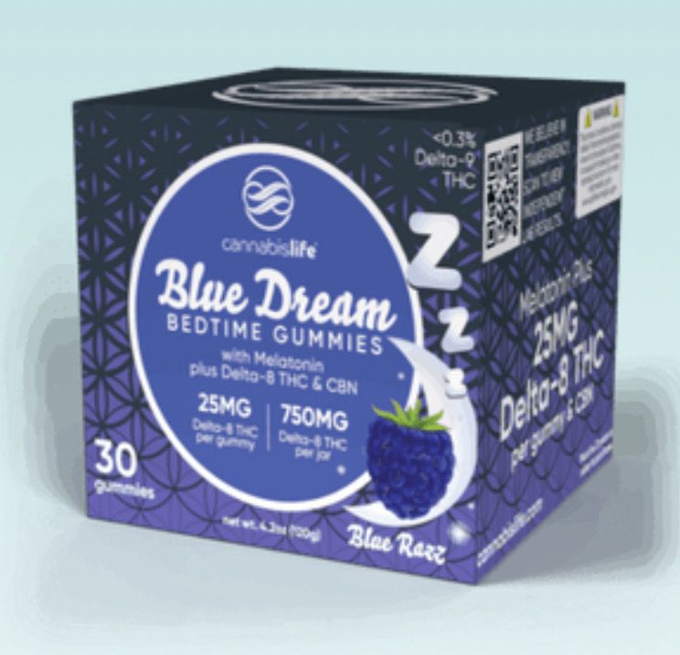 CannabisLife Blue Dream Bedtime Gummies (30ct) 750mg