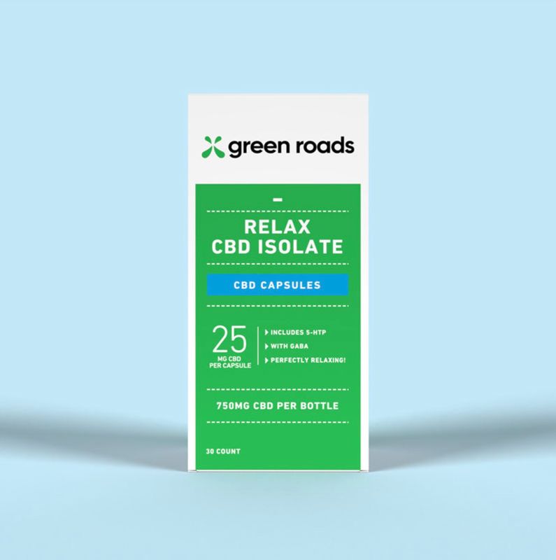 Green Roads CBD Relax Capsules 750mg