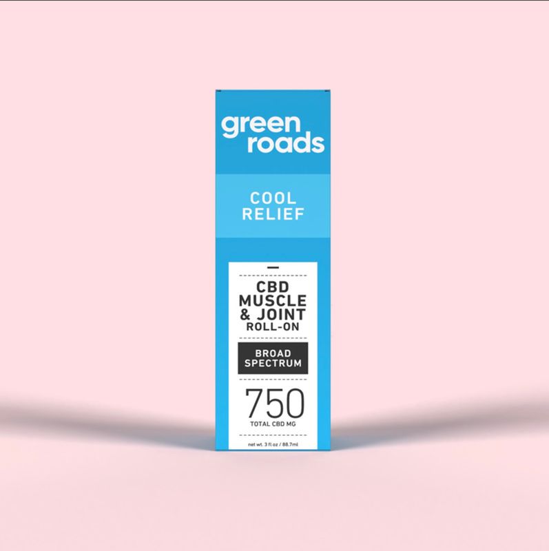 Green Roads Muscle And Joint Cool Relief Roll On 750mg