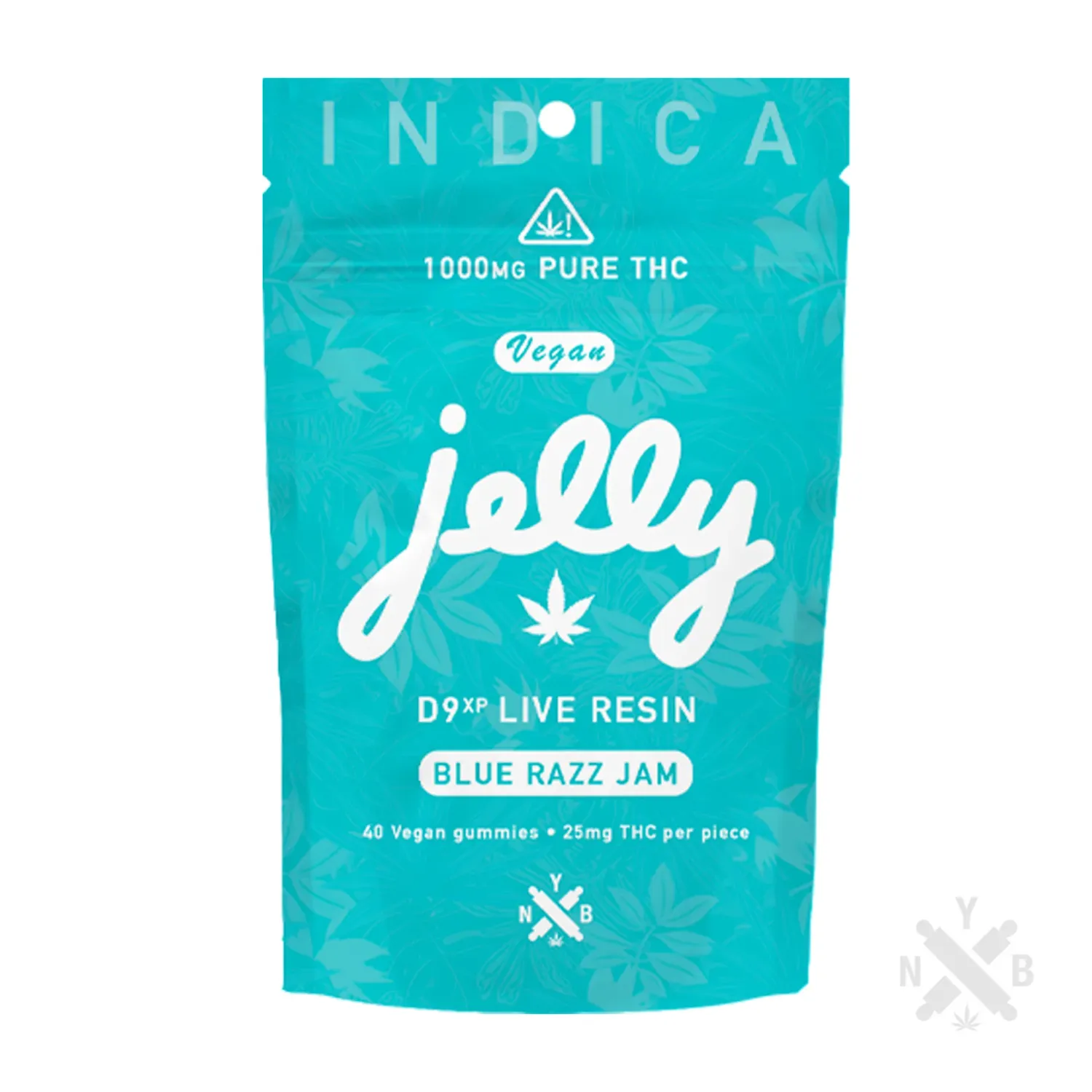 Jelly Blue Razz D9 XP Gummies (Indica)