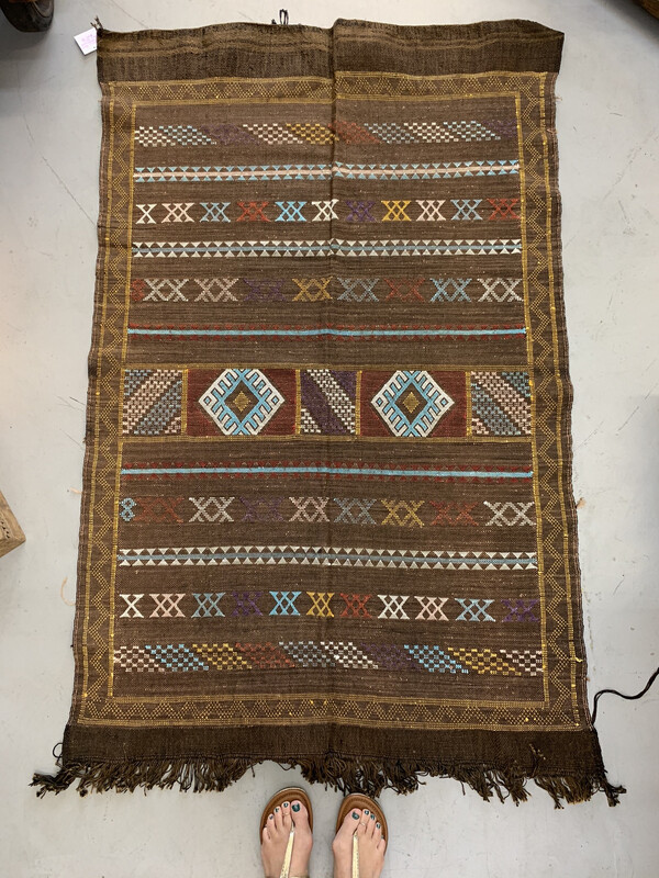 Moroccan Cactus Silk Handmade Agave Rug