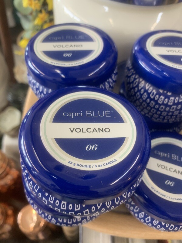 Capri Blue Volcano Blue 3oz Tin Candle