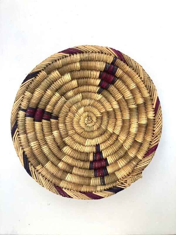 Medina Small Bread Basket - Magenta/Purple