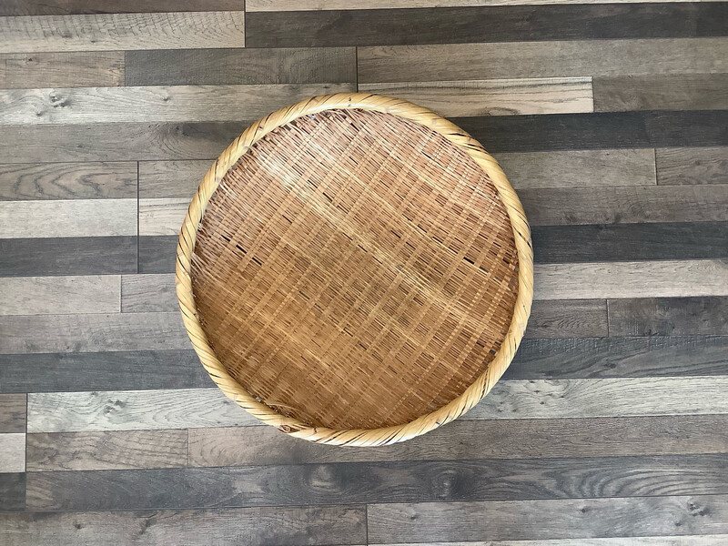 Tight Woven Shallow 21” Basket