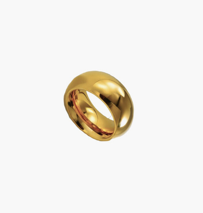 Dome Gold Ring