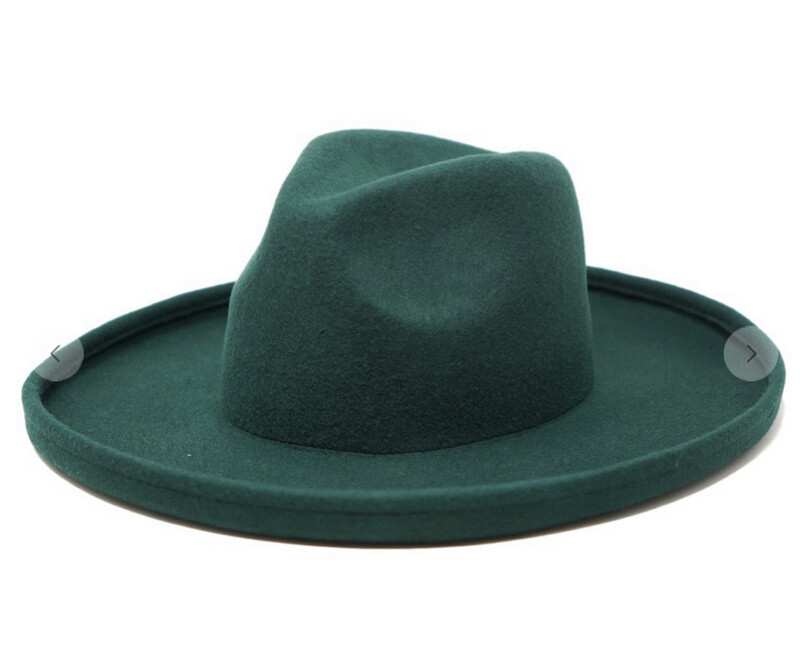 Owen Hunter Green Wool Rancher Hat 