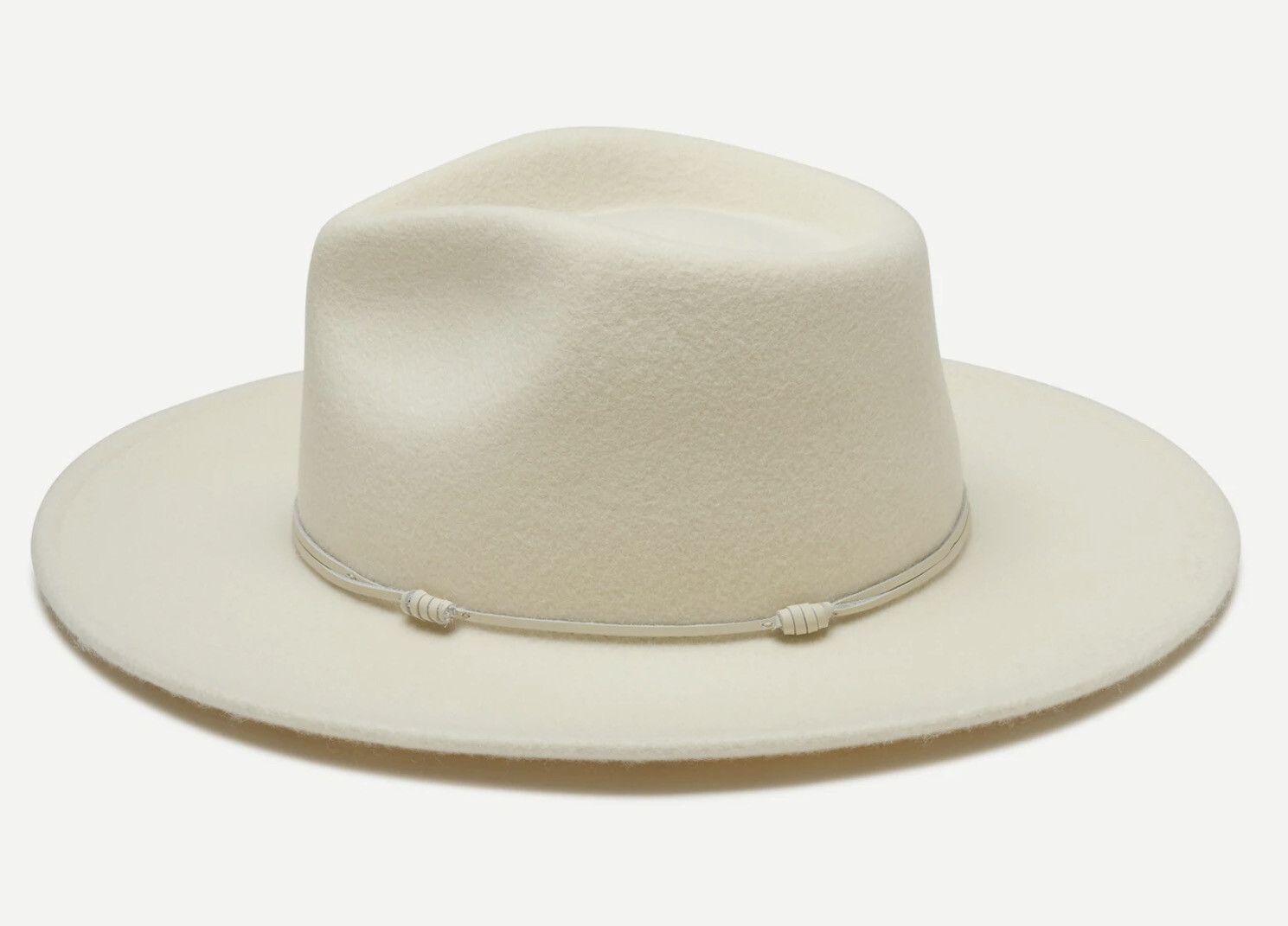 London Cream Wool Felt Hat 