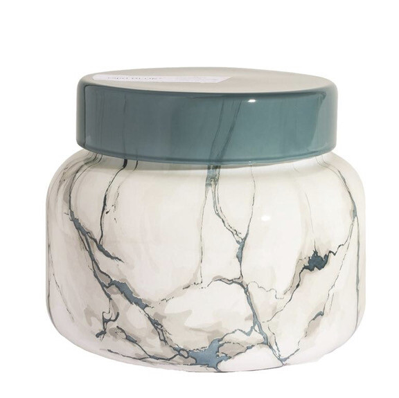 Capri Blue Volcano Teal Modern Marble 19oz Jar Candle