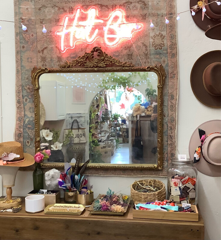 Vintage Ornate Golden Wood Mirror