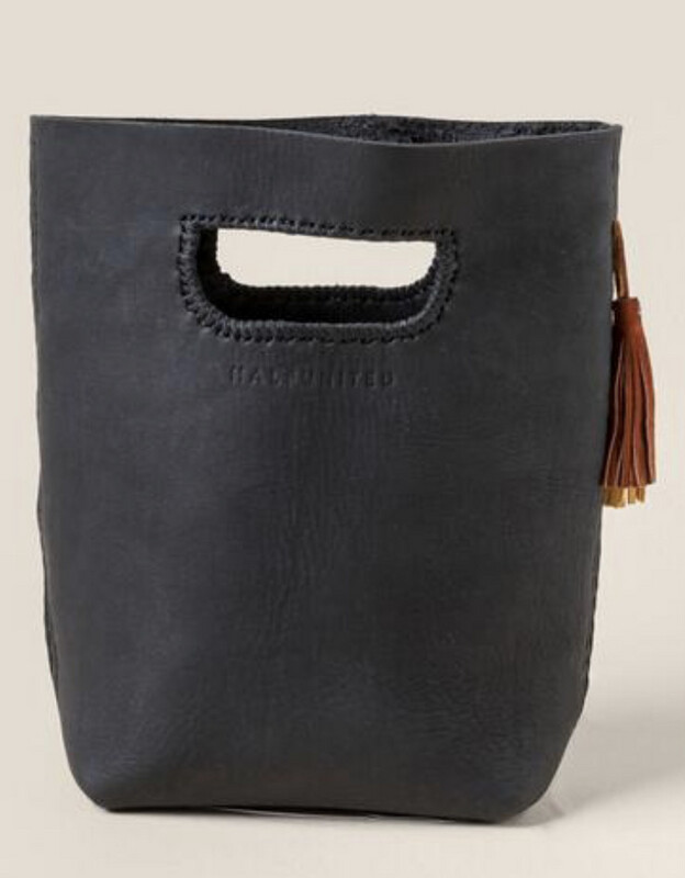 Leather Bucket Crossbody Bag (2 Colors)