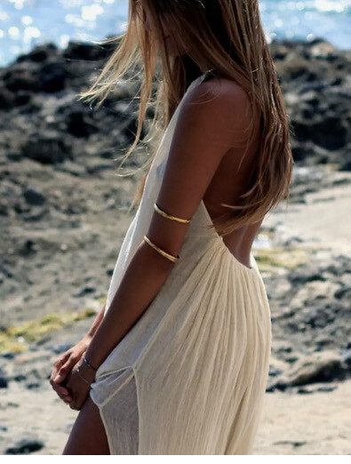 Brass Double Armlet Cuff