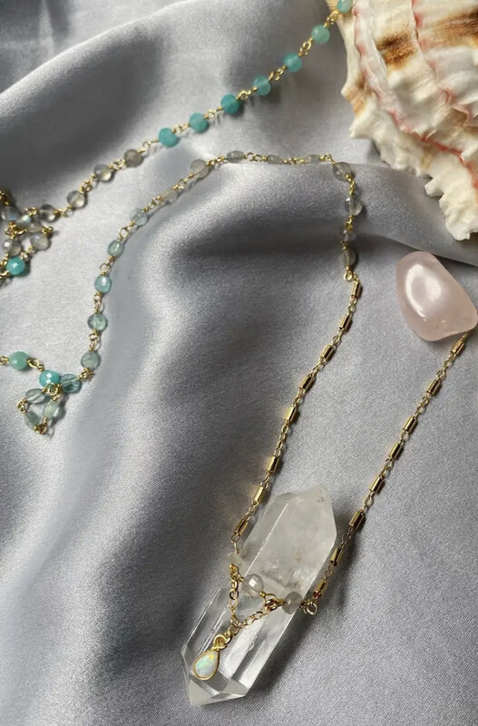 Crystal Quartz Point Spellbound Necklace