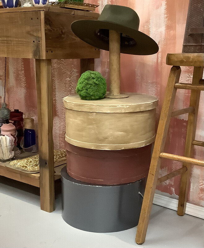 Vintage Hat Boxes (3 Colors)