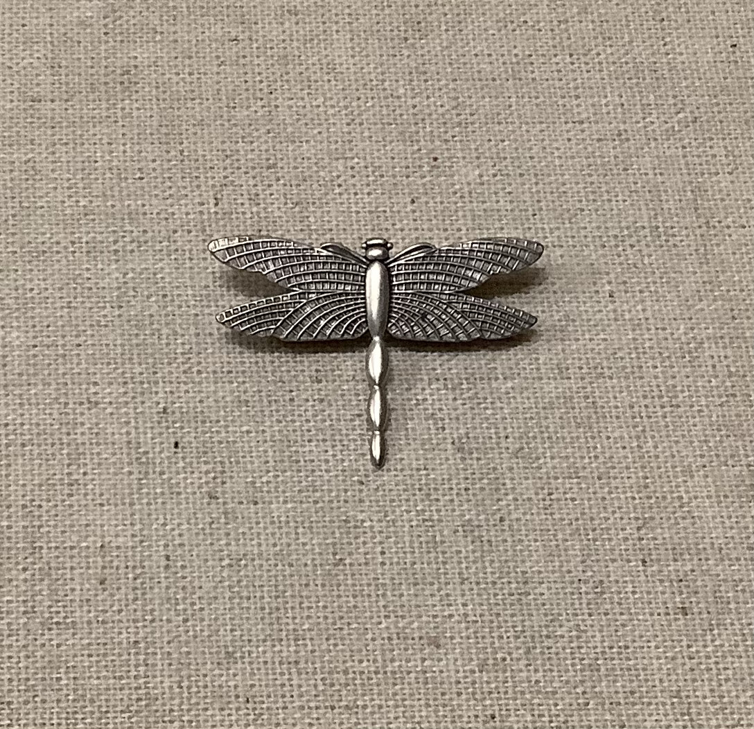 Vintage Silver Dragonfly Pin