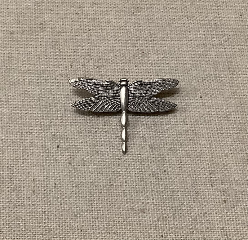 Vintage Silver Dragonfly Pin