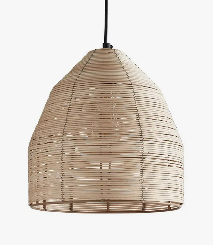 Cane Bell Hanging Lamp